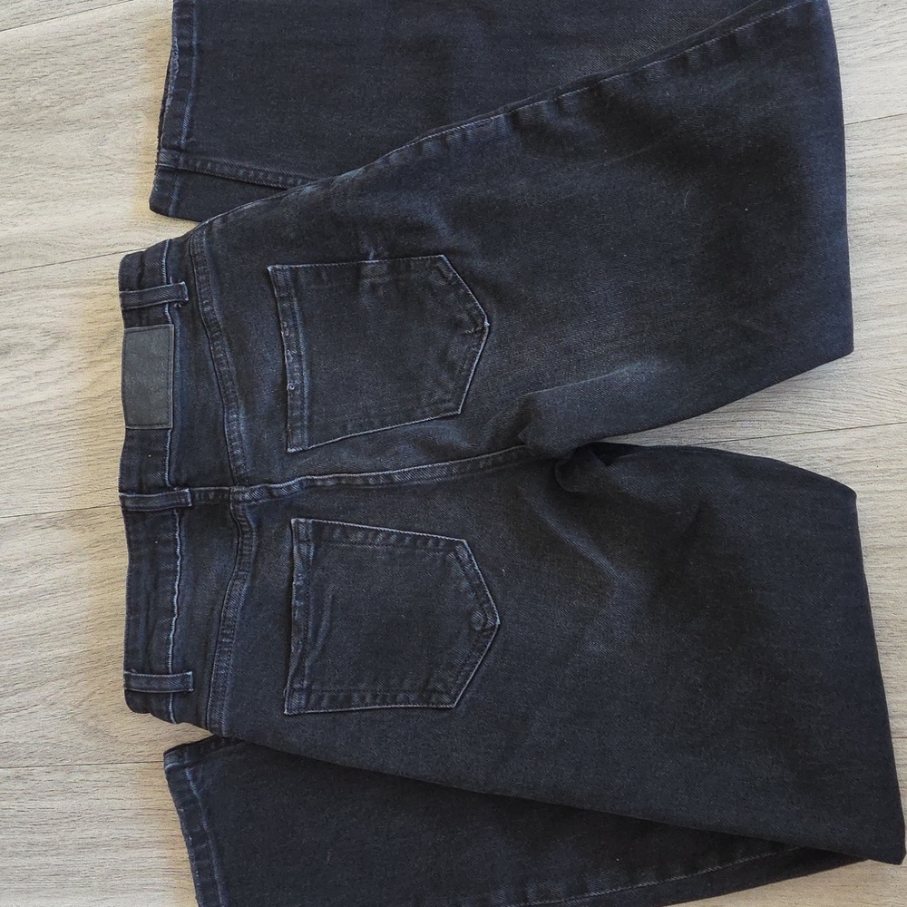 2 Women's Size 2 Jeans! Zara Black Wash/ Abercrombie& Fitch Blue Wash. - Picture 8 of 8